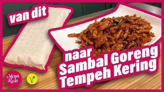 SPICY Traditionele Sambal Goreng Tempeh Kering [upl. by Htrag]