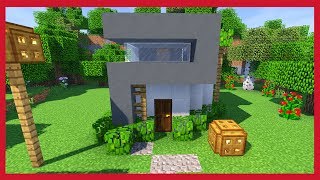 Minecraft Come Costruire Una Piccola Casa Moderna [upl. by Saltsman]