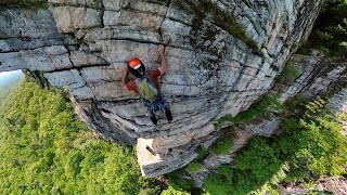 Gunks POV Route Beta quotHigh Exposurequot aka quotHigh Equot 56 [upl. by Lammond]