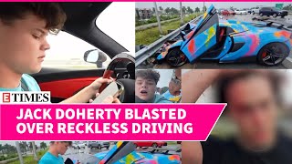 YouTuber Jack Doherty Crashes 300K McLaren After Using Phone WATCH Mishap Recorded LIVE [upl. by Etteb]