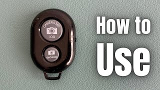 How to Use a Camera Shutter Remote Control for iPhone and Android [upl. by Vivianna]