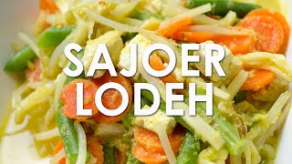 Sajoer Lodeh Recept  heerlijk Indisch gerecht  Indische groente gerechten  De Indische keuken [upl. by Yurik]