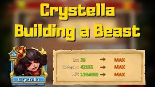 Crystella  Building A BEAST  Castle Clash [upl. by Nylassej]