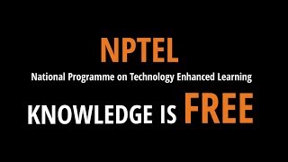 NPTEL  Knowledge is FREE [upl. by Warila305]