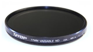 Product Review  Tiffen Variable Neutral Density Filter [upl. by Nuahsyd412]