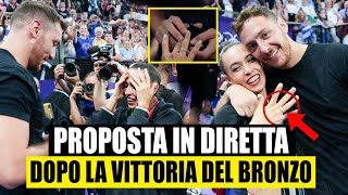 PROPOSTA DI MATRIMONIO ALLE OLIMPIADI PER ALESSIA MAURELLI DOPO IL BRONZO quotSEI PAZZOquot [upl. by Olwena]