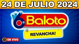 Resultado BALOTO REVANCHA MIÉRCOLES 24 de julio 2024 [upl. by Ennaus]