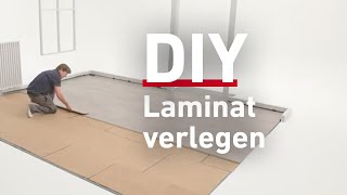 DIY Laminat verlegen [upl. by Levinson]