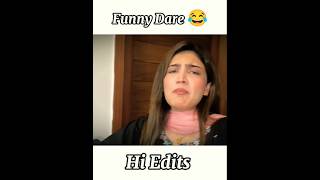 Iqra kanwal Areeb Pervaiz funny Dare Challenge😂Sistrology youtubeshorts youtubeshorts viralshorts [upl. by Eirelav]