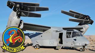 US Marines Red Dragons MV22 Osprey during mountain training [upl. by Nnayllas]