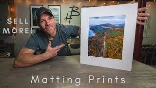 Matting Prints  Easily Mat your own prints at home for a professional look How I do it [upl. by Murrell]