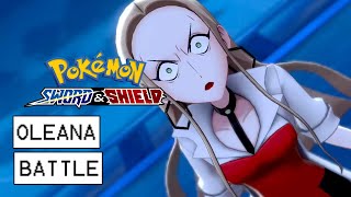 Pokemon Sword amp Shield Oleana Battle [upl. by Murdock]