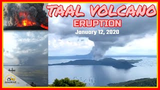 TAAL VOLCANO ERUPTION JANUARY 12 2020 [upl. by Ushijima172]