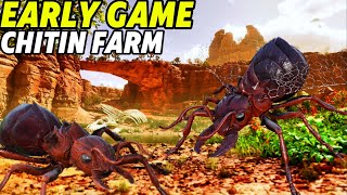 Scorched Earth Resource Location Early Chitin Location Ark Survival Ascended [upl. by Gideon]