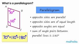 Properties of a Parallelogram [upl. by Lleneg]