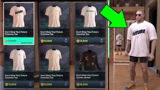 Where to buy Oversized TShirts in NBA 2k25 [upl. by Ajssatan]