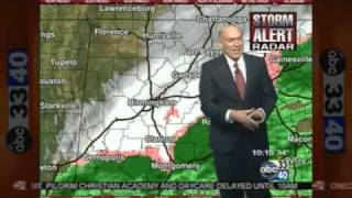 James Spann Nailed With A Snowball [upl. by Ynnelg]