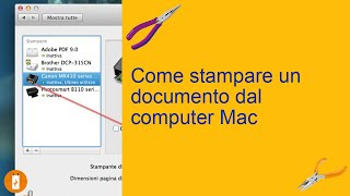 Come stampare un documento dal computer Mac [upl. by Rosaline]