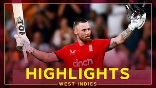 Phil Salt Hits 103 off 54 Balls  Highlights  West Indies v England  1st T20I [upl. by Yrmac]