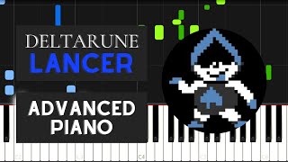 Lancer Advanced Piano Tutorial  Deltarune [upl. by Pownall627]