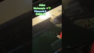 Celtic fans tribute to Aiden McAnespie 🍀🇮🇪 Kilmarnock 0 Celtic 2 celticfc fypシ゚viral [upl. by Rezzani]