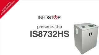 INFOSTOP IS8732HS High Security Shredder [upl. by Hgielar]