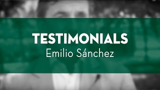 EMILIO SANCHEZ VICARIO TESTIMONIAL [upl. by Fergus]