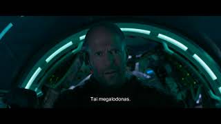 MEGALODONAS GRĖSMĖ IŠ GELMIŲ  naujausias filmas su Jason Statham  primais anonsas [upl. by Nniw]