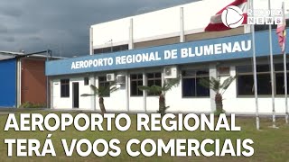 Oktoberfest Blumenau aeroporto regional terá voos comerciais durante a festa [upl. by Aisemaj2]