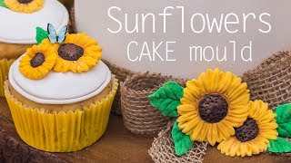 How To Use Our Sunflowers Cake Decorating Mould [upl. by Sucul]