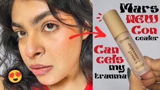 New🔥Mars Cosmetic CANCEL Concealer REVIEW 💡OXIDATION Test  ⏲️5Hrs WEAR Test Mars Cancel Concealer [upl. by Drawde201]