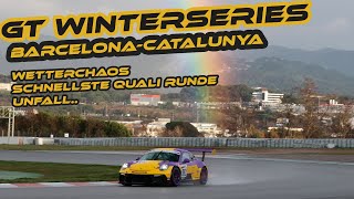 Wetterchaos GT Winter Series Barcelona GP  PORSCHE 991 Cup  LaptimePerformance Motorsport [upl. by Gravante]