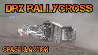 DRX amp NK Rallycross Eurocircuit 2023 Big crash amp Action [upl. by Anelis]