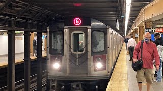 1 2 3 5 A C E Train Action At 34th StreetPenn station [upl. by Strohben]