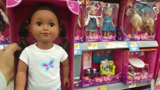 Walmart Christmas Toys Toy Hunt My Life As Imaginext Baby Alive 2017 [upl. by Ainesej]