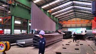 20M 4000TON PRESS BRAKE MACHINE BENDING WORK [upl. by Ahsote]