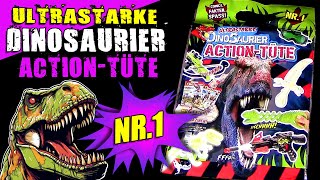 Ultrastarke Dinosaurier Action Tüte Nr 1 mit 2 Extras  2 Magazine  fett wie nie  was ist drin [upl. by Lantha]