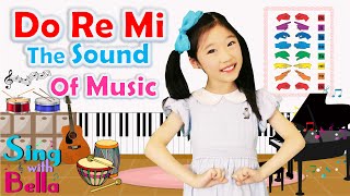 Do Re Mi from The Sound of Music with Solfege Hand Signs and Lyrics  Music Notes  Sing with Bella [upl. by Giuditta]