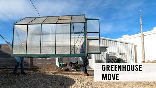 How To Move A Greenhouse  Urban Flower Farm Sunshine and Flora [upl. by Enyleve733]