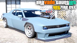 Bravado Gauntlet Hellfire CTX  GTA 5 Lore Friendly Car Mod  Download Link [upl. by Nylirrej]