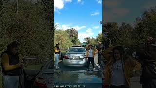 Watch the scammer’s reaction when he sees the dashcam [upl. by Lambertson541]