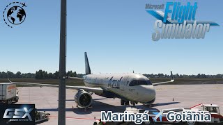 🔴 LIVE FS2020  Azul Airbus A320neo V2  GSX PRO  Maringá ✈️ Goiânia [upl. by Bilek347]