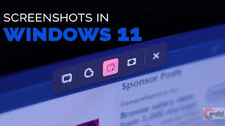 3 quick ways to Take Screenshots in Windows 11  CandidTechnology [upl. by Idnac74]