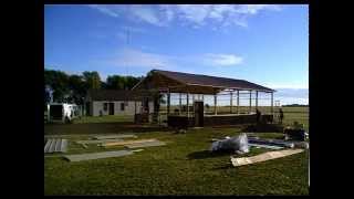 Pole Barn Construction  Hansen Buildings 30 x 40 Custom Pole Building [upl. by Jeritah]