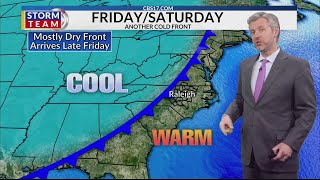 North Carolina Weather Forecast Monday October 28 2024 CBS 17 Wes Hohenstein [upl. by Ylus]