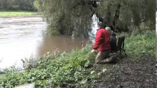 Dave Pimlott floodwater barbel fishing on the river Ribble [upl. by Gaeta]