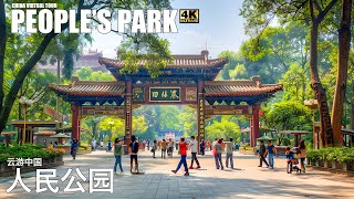 🇨🇳 4K  Morning WALK At Chengdus Famous Peoples Park Park  4K Ultra HD [upl. by Maire533]