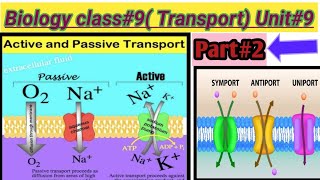 biology class9th Transport unit 9th Part 2 [upl. by Nahtannoj]