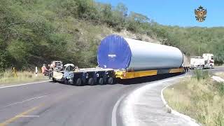 Soluciones en el transporte de las cargas más grandes y pesadas Proyecto 3 mesas IV [upl. by Assirat801]