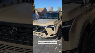 Is A V6 Really Better Lexus GX550 vs Toyota Land Cruiser [upl. by Saul]